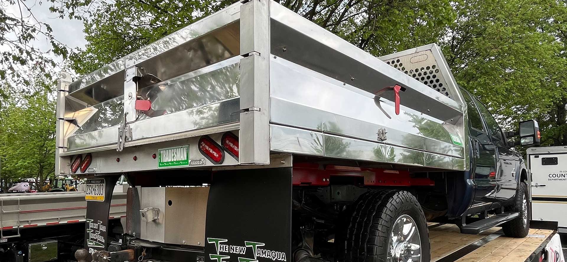 Photo of aluminum body on steel subframe and chassis.